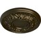 Ekena Millwork Odessa Ceiling Medallion (Fits Canopies up to 2 1/2"), Hand-Painted Green Gold, 7 1/2"OD x 1 1/8"P CM07ODGGS - alternate 2